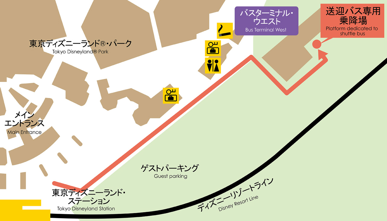 东京迪士尼乐园®接驳巴士站