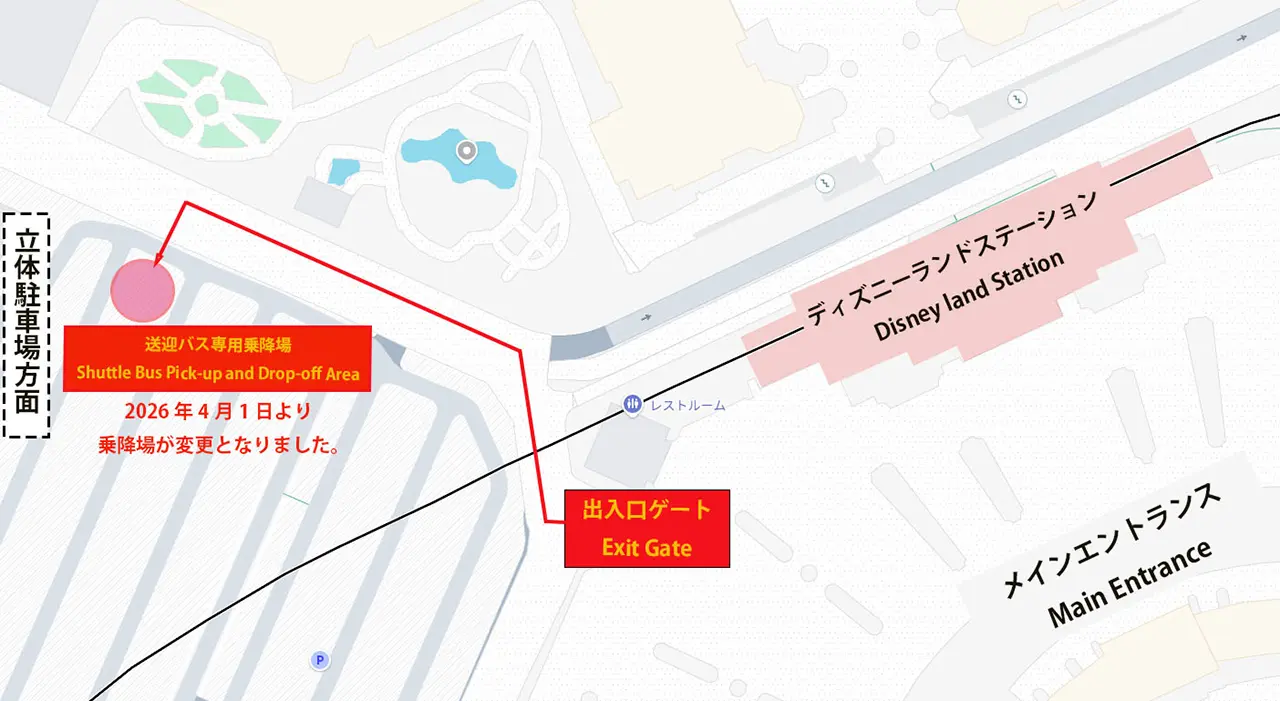 东京迪士尼乐园®接驳巴士站